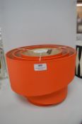 Orange Retro Style Lampshade