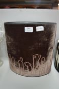Brown Velvet Lampshade