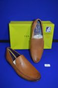Ted Baker Tan Leather Loafers Size: 10