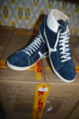Twelve Pairs of Size: 44 Blue Trainers