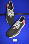 Armani Exchange Black & Orange Trainers Size: 9