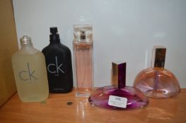 Five Calvin Klein Ladies Fragrances