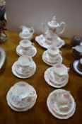 Royal Albert Tranquility Pattern Tea Set 22pc