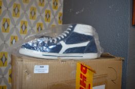 Twelve Pairs of Size: 44 Blue Trainers