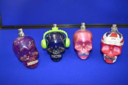 Four Police Skull Fragrances