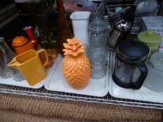 * Large selection of quirky glass items and storage jars