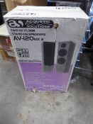 * Acoustic Solutions pair of upright speakers