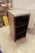 * clearing shelf unit on castors - 540w x 600d x 1080h