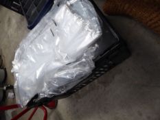 * large quantity of clear bags ideal for selling clothing items