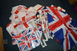 England and Union Flags