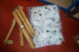 *Bamboo Wind Chime and Artificial Flowers