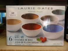 *Laurie Gates 6pc Bowl Set