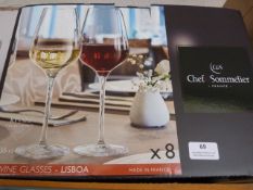 *Chef & Sommelier Wine Glasses x8
