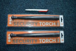 *Two Aluminium LED Security Torches