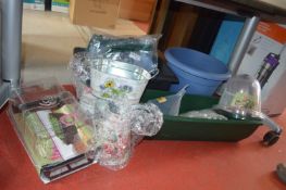 *Garden Planters, Watering Cans, etc.