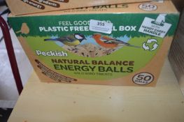 *Fifty Peckish Bird Feed Energy Balls