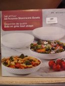 *Stoneware Bowls 4pk