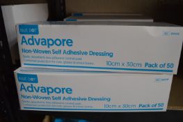 *Two Packs of 50 Blue Dot Advapore Dressing