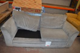 *Grey Two Seat Sofa (one cushion missing)