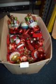 Quantity of Christmas Baubles