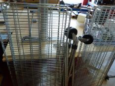 *Trinity Chrome Effect Mobile Shelving