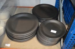 *Dark Brown Dinner and Side Plates