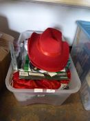 Box of Christmas and St Patrick's Day Party Gear