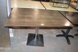 *Dining Table on Pedestal Base 120x80cm