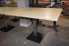 *Dining Table on Pedestal Base 120x80cm
