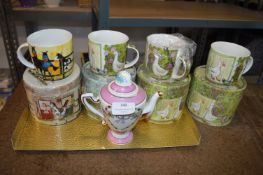 *Four Animal Mug Gift Packs plus Teapot and Tray