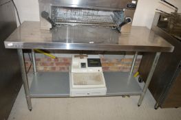 *Vouge Stainless Steel Preparation Table with Shel