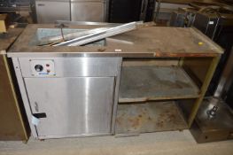 Bain Marie with Cupboard and Shelves