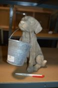*Dog with Bucket Ornament