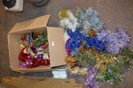 *Box of Christmas Tinsel Garlands