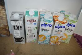 *Eight Cartons of Nut and Oat Milks