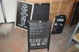 *Four Noticeboards (one AF)