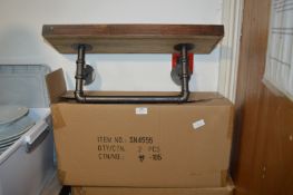 *Two Industrial Style Shelves