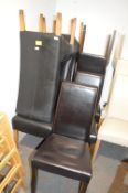 *Eight Leatherette Dining Chairs (slight style dif