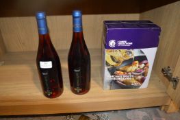 *Two Bottles of Rose Wine and 3L of White Cooking