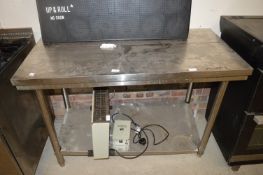 *Preparation Table with Shelf (AF) 120x60x86cm