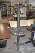 *Two Circular Pub Tables 60cm diameter
