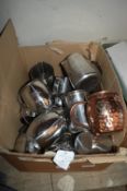 *Box of Stainless Steel Jugs