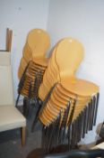 *Twenty-Seven Bentwood Stacking Chairs