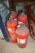 Four Fire Extinguishers