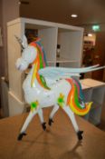 *Decorative Metal Unicorn