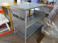 Small 3 Tier Shelf Unit 81 x 41 x 78cm Approx