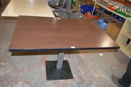 *Dining Table on Pedestal Base 120x80cm