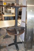*Two Circular Pub Tables 60cm diameter