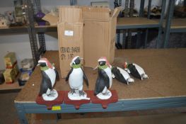 *Three Penguin Stocking Hooks plus Two AF