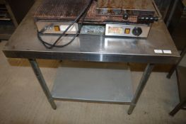 *Preparation Table with Shelf 90x60x90cm